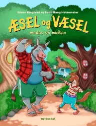 Forsiden til Æsel og Væsel mødes på midten